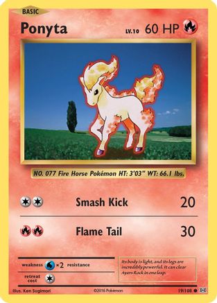 Ponyta (19/108) [XY: Evolutions] Reverse Holofoil