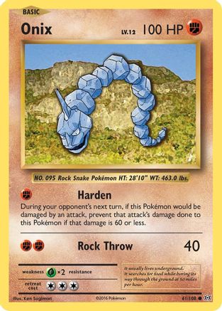 Onix (61/108) [XY: Evolutions] Reverse Holofoil