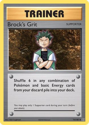 Brock's Grit (74/108) [XY: Evolutions] Reverse Holofoil