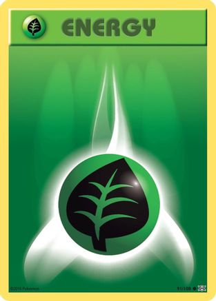 Grass Energy (91/108) [XY: Evolutions] Reverse Holofoil