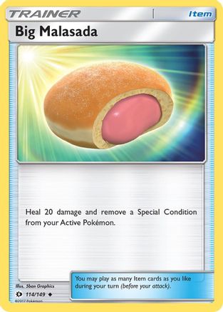 Big Malasada (114/149) [Sun & Moon: Base Set] Reverse Holofoil