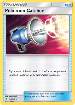 Pokemon Catcher (126/149) [Sun & Moon: Base Set] Reverse Holofoil