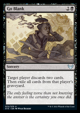 Go Blank [Strixhaven: School of Mages] Foil