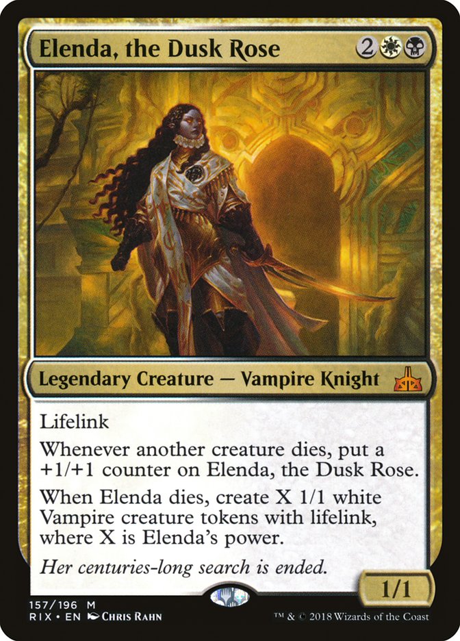 Elenda, the Dusk Rose [Rivals of Ixalan] Foil