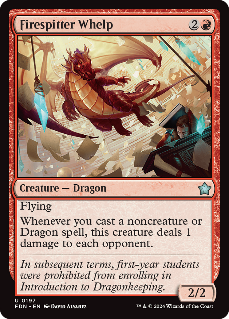 Firespitter Whelp [Foundations] Foil