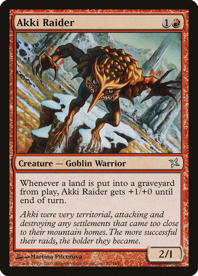 Akki Raider [Betrayers of Kamigawa] Foil