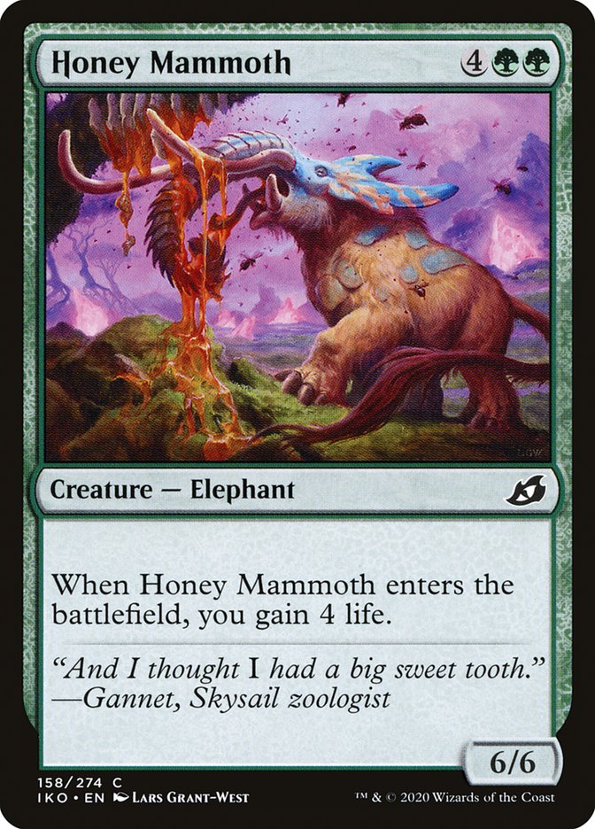 Honey Mammoth [Ikoria: Lair of Behemoths] Foil
