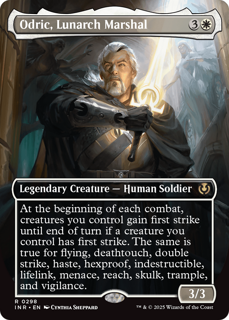 Odric, Lunarch Marshal (Borderless) [Innistrad Remastered] Foil