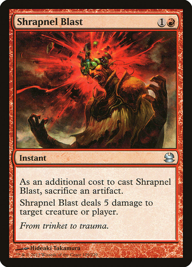 Shrapnel Blast [Modern Masters] Foil