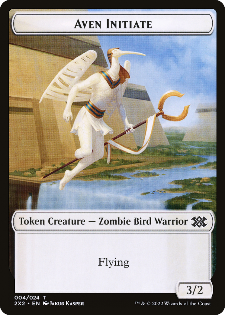 Aven Initiate  [Double Masters 2022 Tokens]