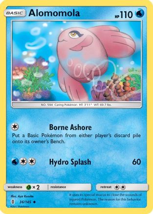 Alomomola (36/145) [Sun & Moon: Guardians Rising] Reverse Holofoil