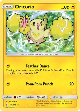 Oricorio (46/145) [Sun & Moon: Guardians Rising] Reverse Holofoil