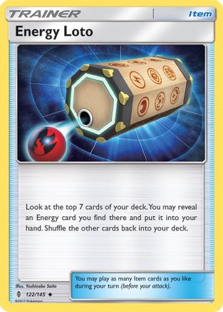 Energy Loto (122/145) [Sun & Moon: Guardians Rising] Reverse Holofoil