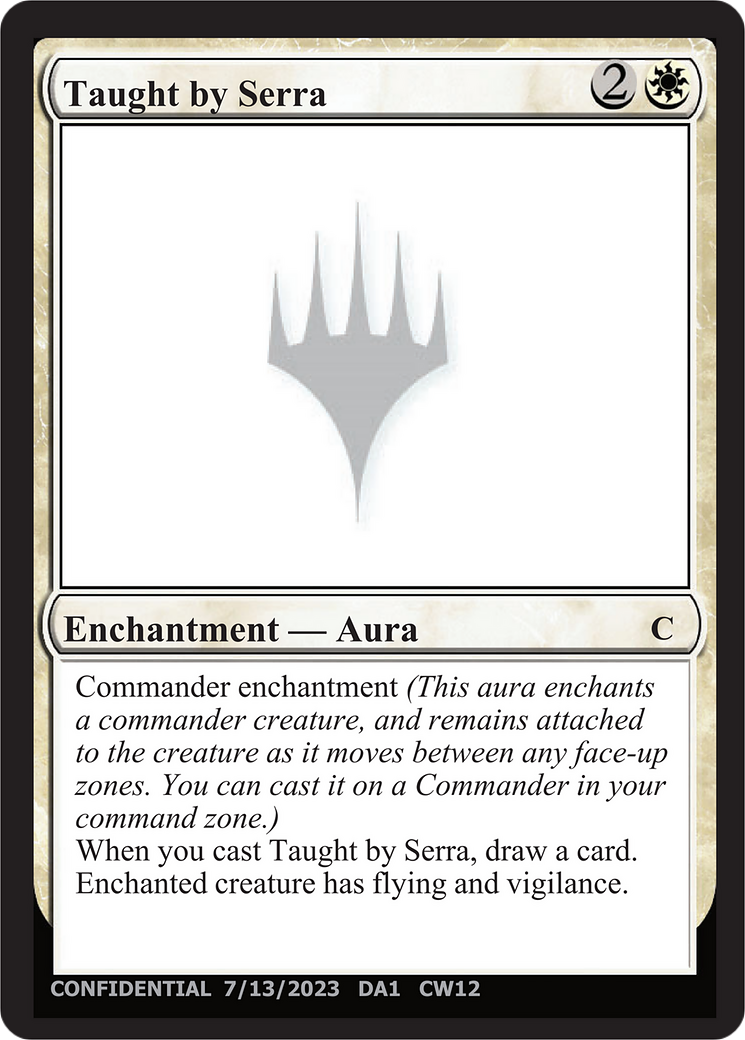 Taught by Serra  [Unknown Event]