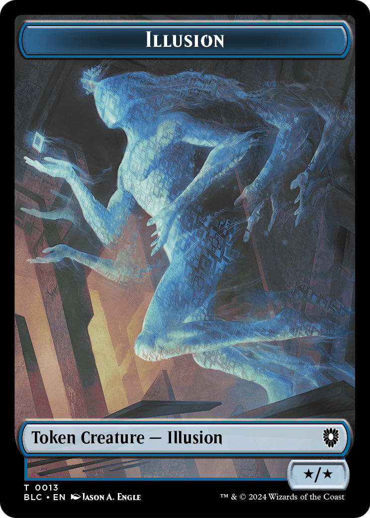 Illusion  [Bloomburrow Commander Tokens] Foil