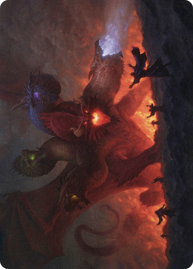 Tiamat // Tiamat  [Adventures in the Forgotten Realms Art Series] (Borderless) Foil