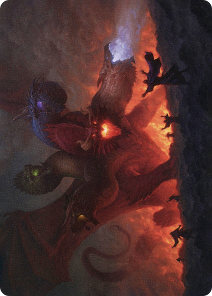 Tiamat // Tiamat  [Adventures in the Forgotten Realms Art Series] (Borderless) Foil