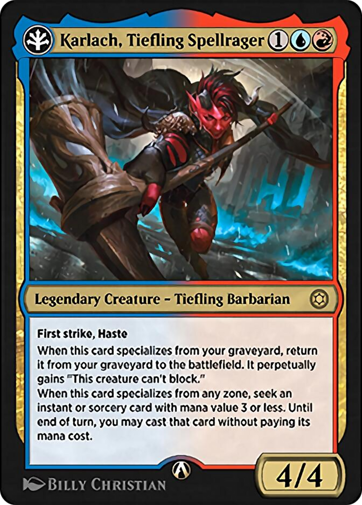 Karlach, Tiefling Spellrager  [Alchemy Horizons: Baldur's Gate]