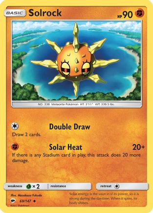 Solrock (69/147) [Sun & Moon: Burning Shadows] Reverse Holofoil