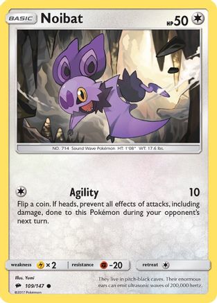 Noibat (109/147) [Sun & Moon: Burning Shadows] Reverse Holofoil