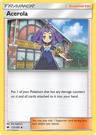 Acerola (112/147) [Sun & Moon: Burning Shadows] Reverse Holofoil