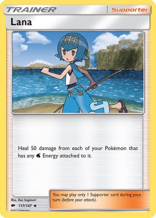 Lana (117/147) [Sun & Moon: Burning Shadows] Reverse Holofoil