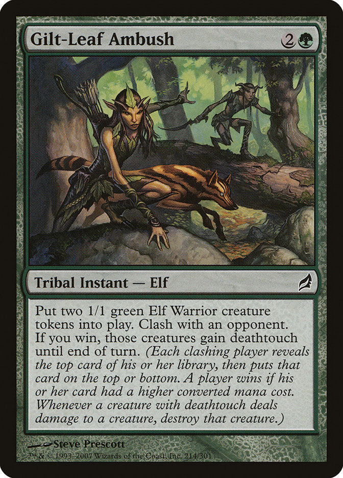Gilt-Leaf Ambush [Lorwyn] Foil
