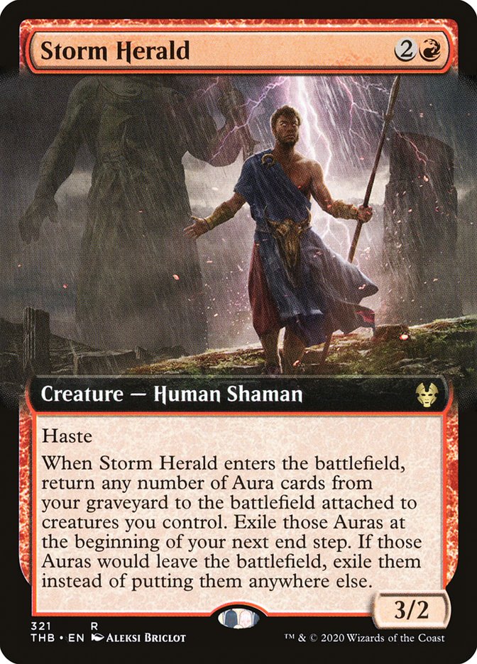 Storm Herald (Extended Art) [Theros Beyond Death] Foil