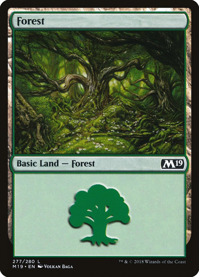 Forest (277) [Core Set 2019] Foil