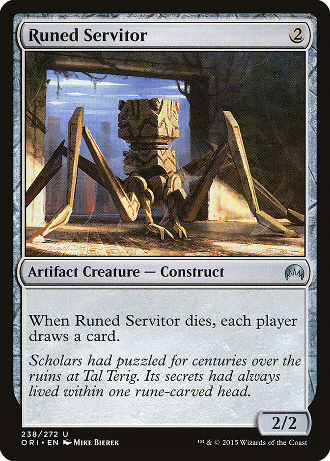 Runed Servitor [Magic Origins] Foil