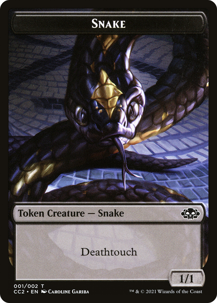 Snake // Zombie  [Commander Collection: Black] Foil