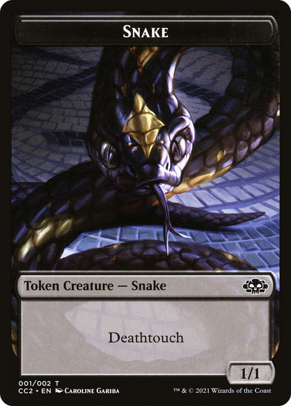 Snake // Zombie  [Commander Collection: Black] Foil