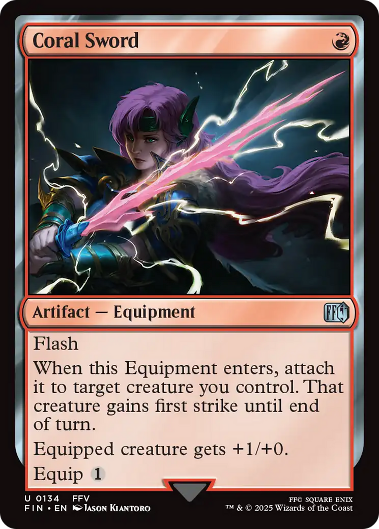 Coral Sword [FINAL FANTASY] Foil