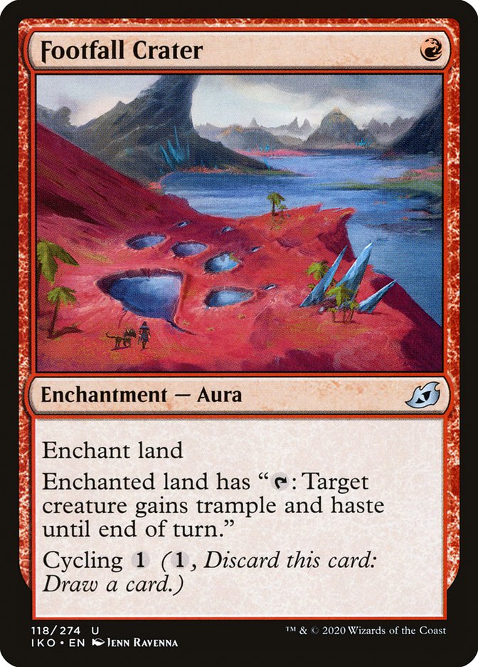 Footfall Crater [Ikoria: Lair of Behemoths] Foil