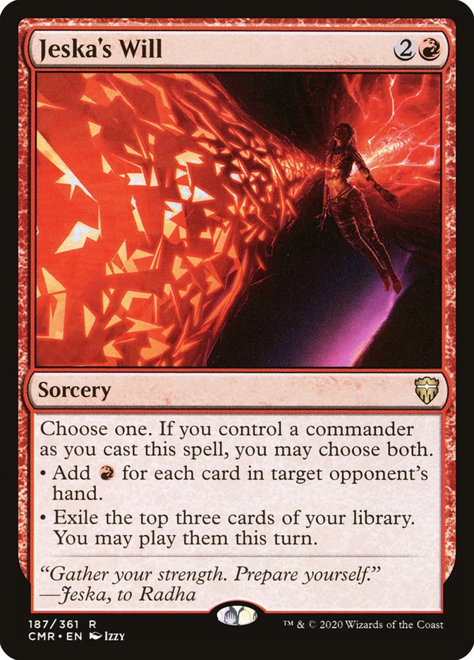 Jeska's Will [Commander Legends] Foil
