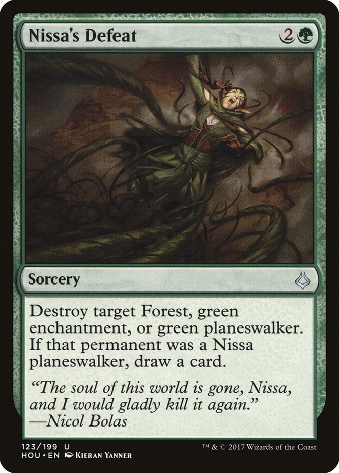 Nissa's Defeat [Hour of Devastation] Foil