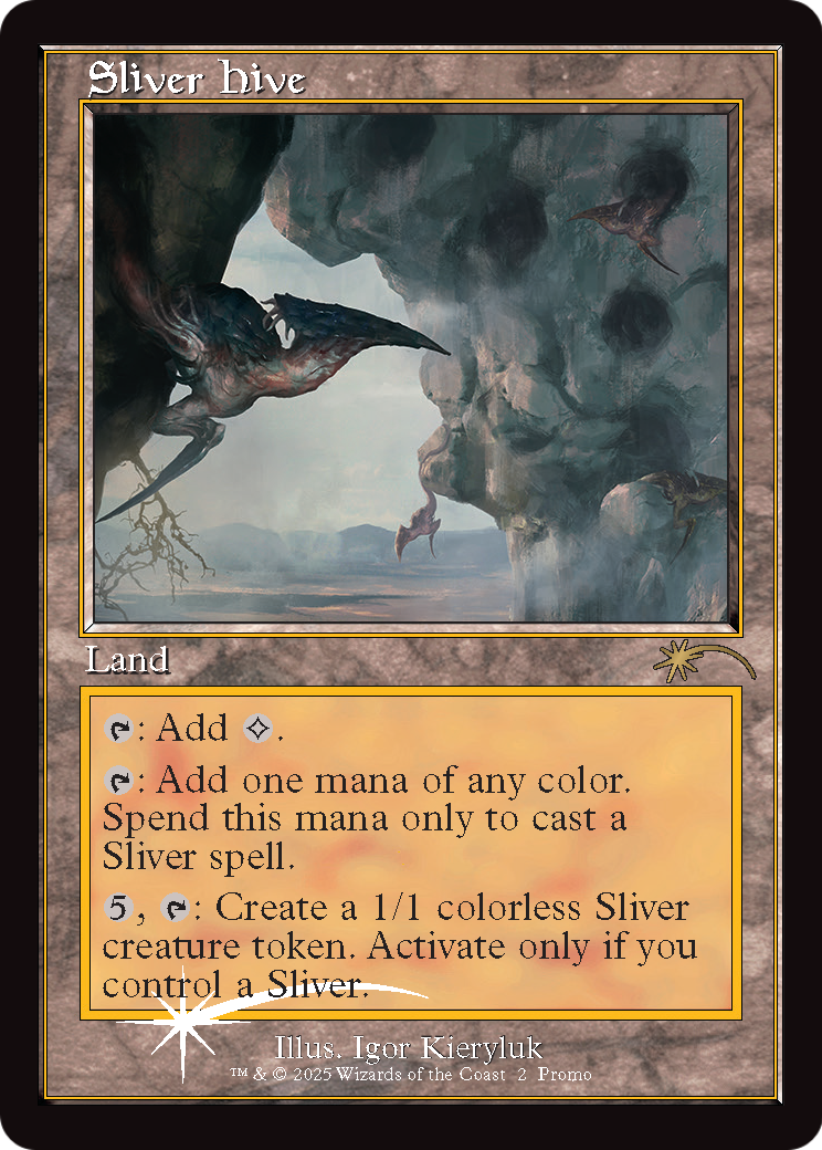 Sliver Hive (Retro Frame)  [Secret Lair Drop Series] Foil