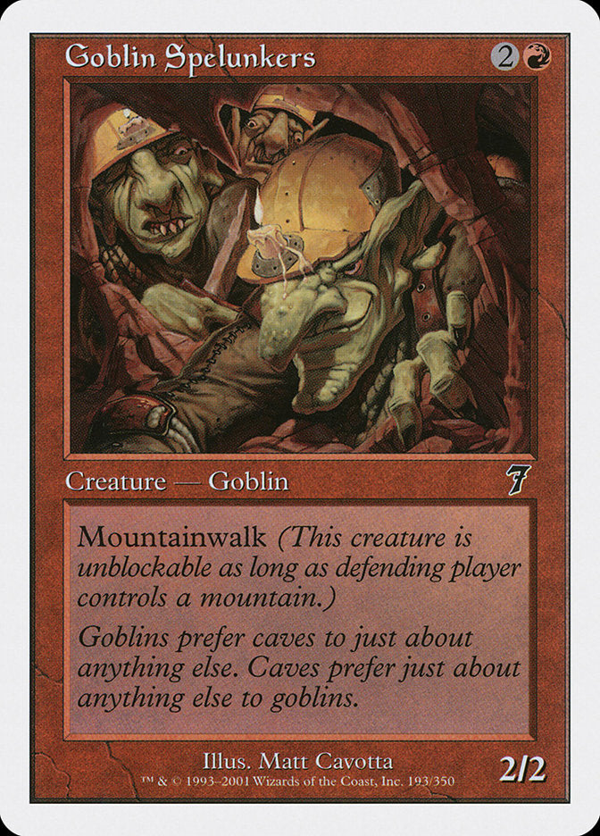 Goblin Spelunkers [Seventh Edition] Foil