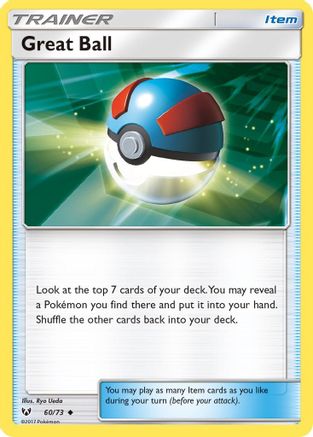 Great Ball (60/73) [Sun & Moon: Shining Legends] Reverse Holofoil