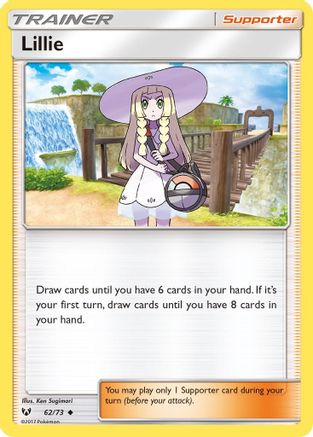 Lillie (62/73) [Sun & Moon: Shining Legends] Reverse Holofoil