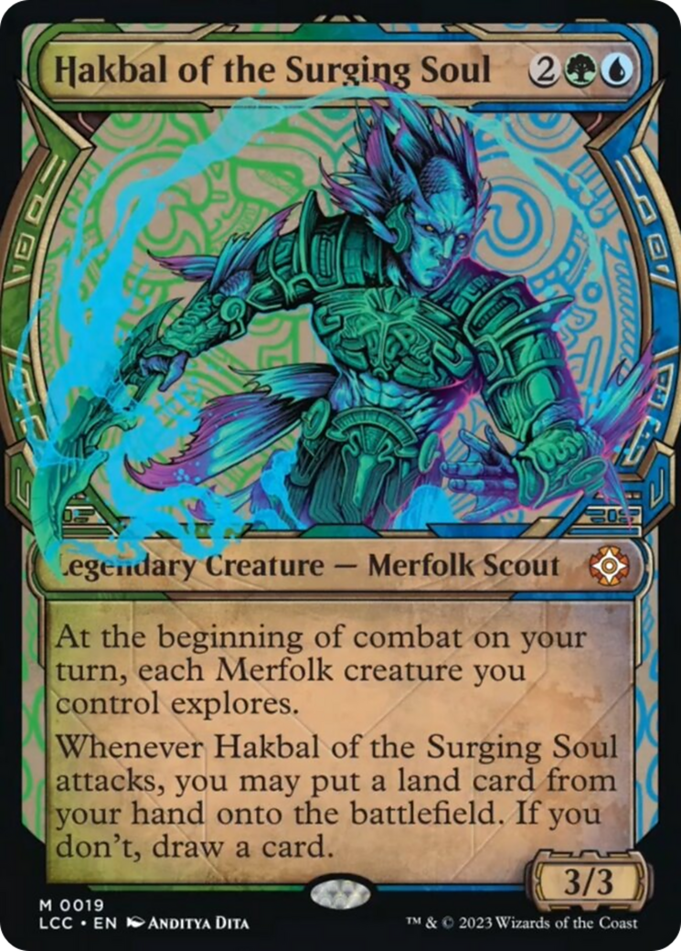 Hakbal of the Surging Soul (Showcase) [The Lost Caverns of Ixalan Commander] Foil