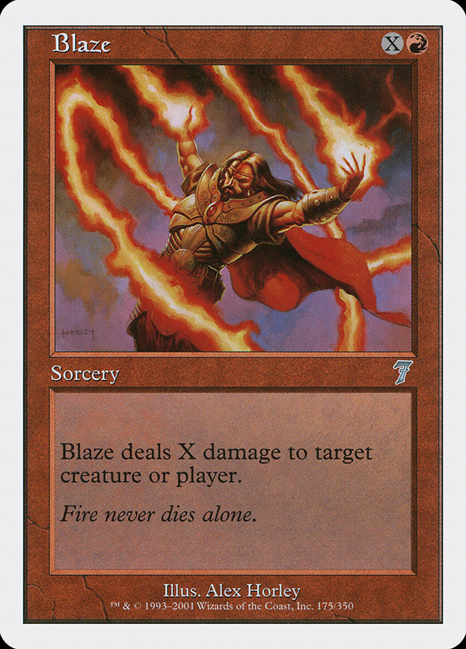 Blaze [Seventh Edition] Foil