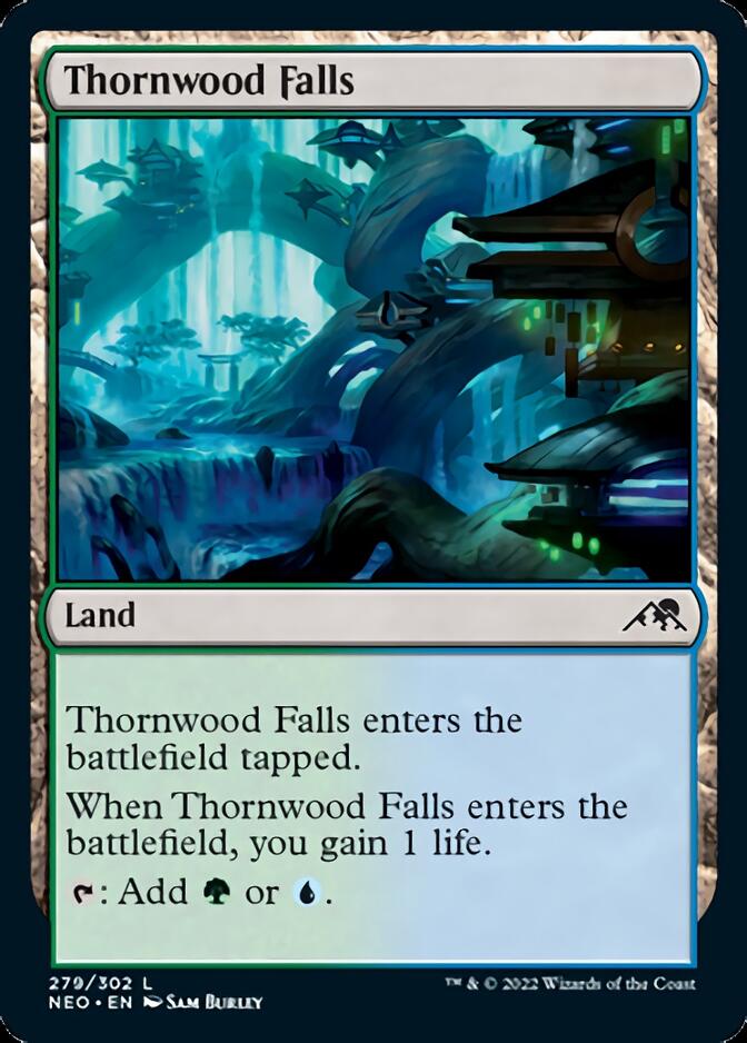 Thornwood Falls [Kamigawa: Neon Dynasty] Foil