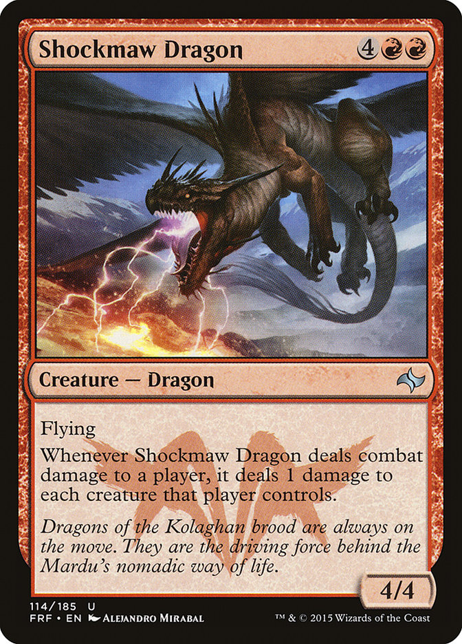 Shockmaw Dragon [Fate Reforged] Foil