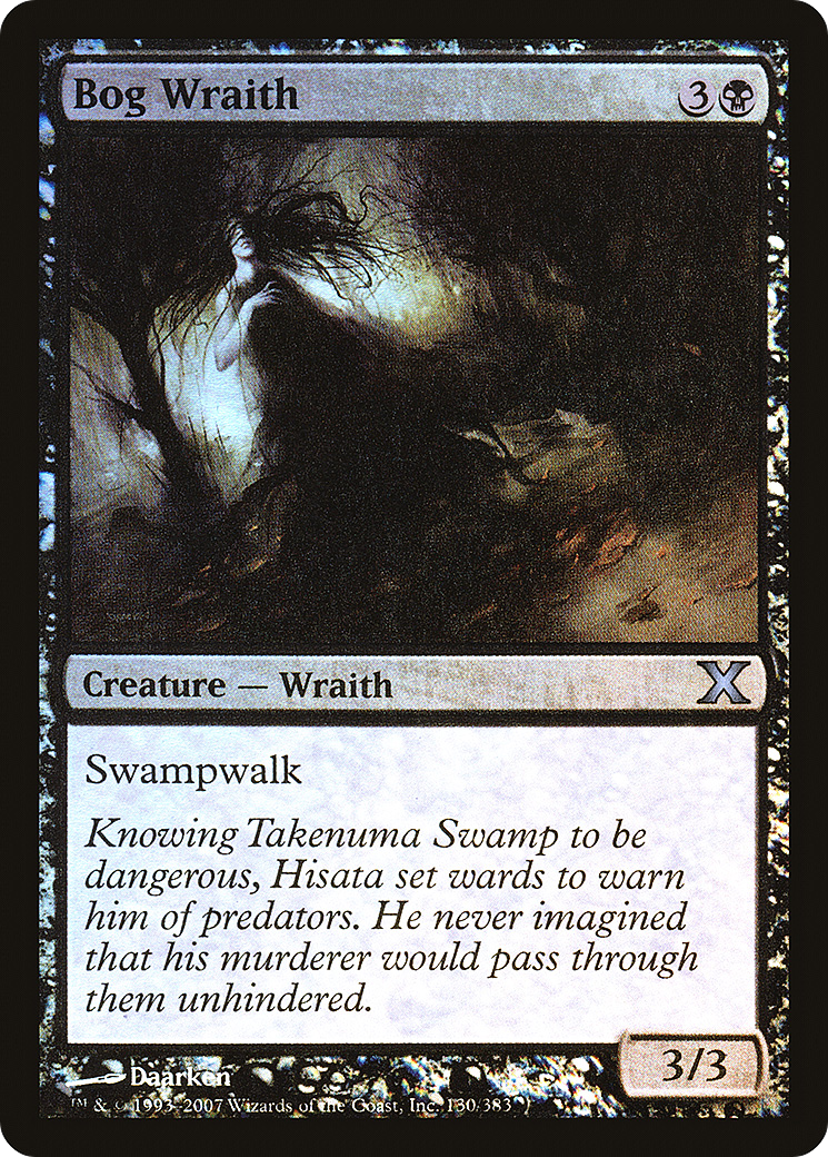 Bog Wraith  [Tenth Edition] Foil