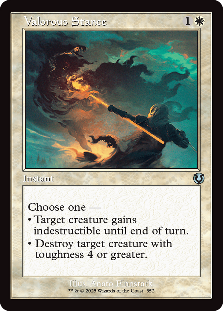 Valorous Stance (Retro Frame) [Innistrad Remastered] Foil