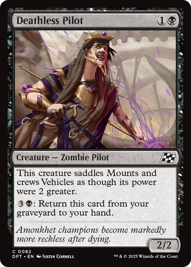 Deathless Pilot [Aetherdrift] Foil