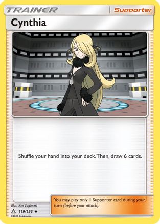 Cynthia (119/156) [Sun & Moon: Ultra Prism] Reverse Holofoil