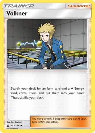 Volkner (135/156) [Sun & Moon: Ultra Prism] Reverse Holofoil