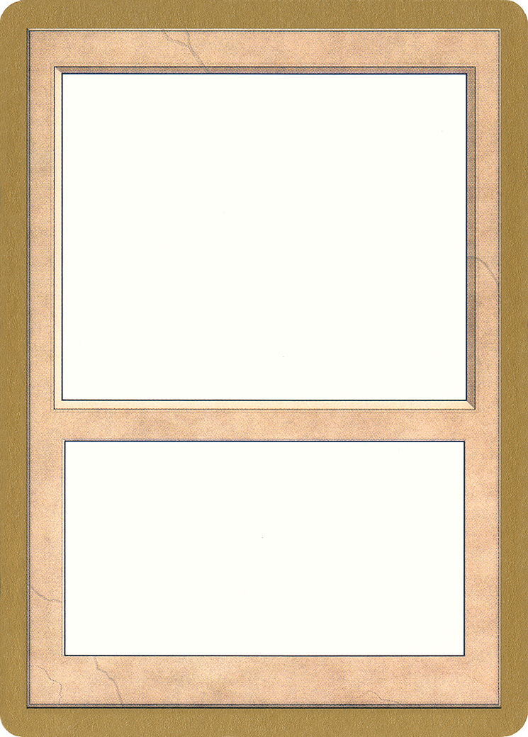 Blank Card  [World Championship Decks 1999]